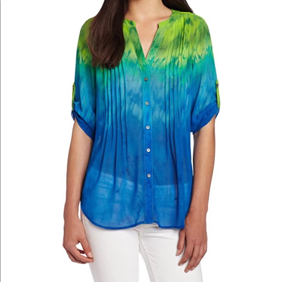 CHAUS BUTTON DOWN - Picture 1 of 9